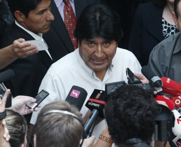 Evo Morales, Presidente da Bolivia